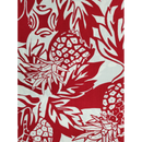 Pineapple Print Hawaiian Shirt | Red - Muumuu Outlet